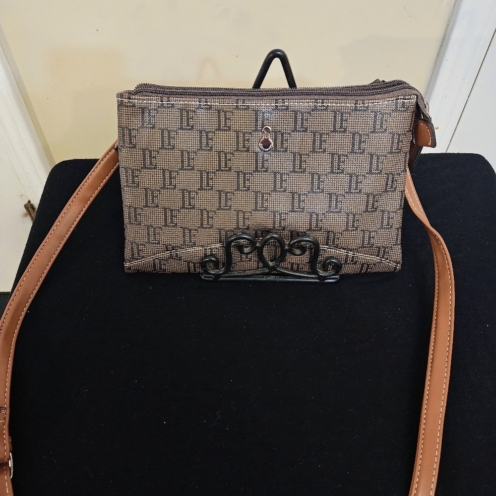 London Fog Brown Crossbody Bag